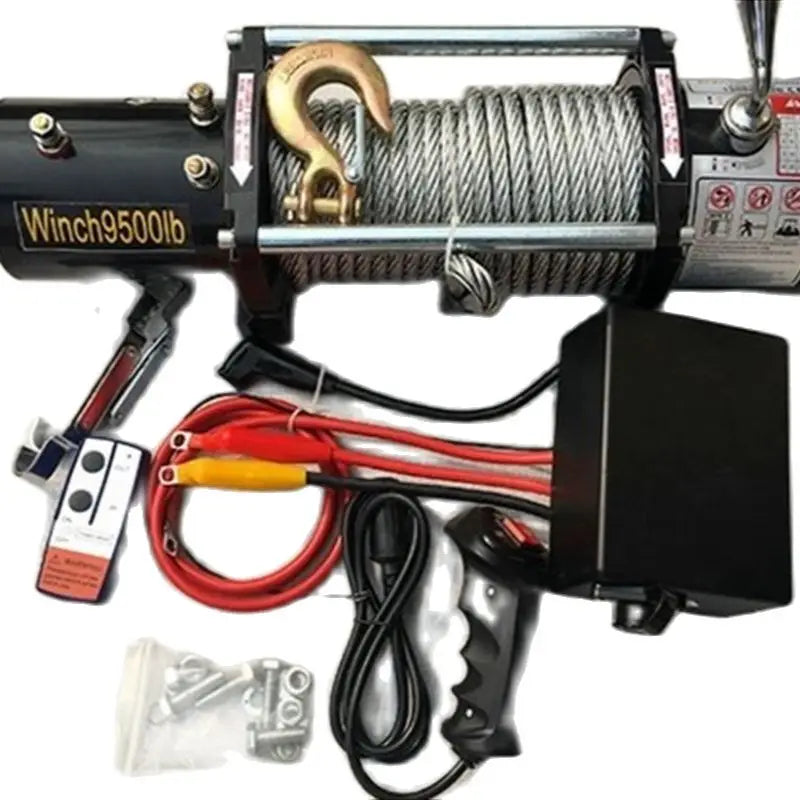 Vehicle Self-rescue Off-road Winch 2000 Lbs 3000lbs 12V Off-road Vehicle Winch  Electric Winch for Vehicle